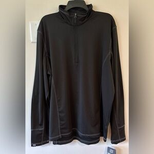 Storm Creek Men’s Black Quarter Zip Pull Over NWT Size XL
